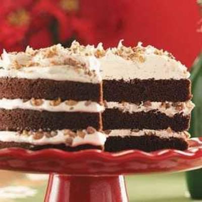 toffee-mocha cream cake