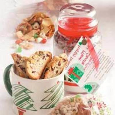 biscotti cranberry e pistache de férias
