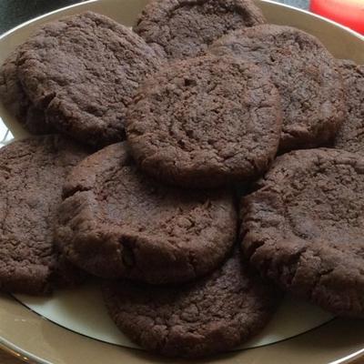 cookies de chocolate fudge vegan