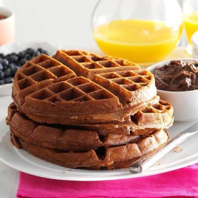 amantes de chocolate waffles