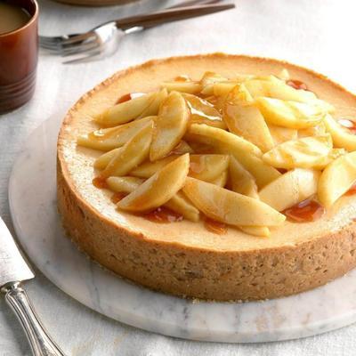 cheesecake de canela de maçã