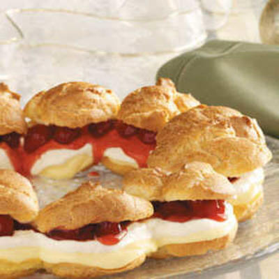 anel de puff de cereja