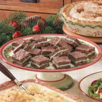 brownies com menta