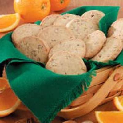 biscoitos icebox laranja-pecã