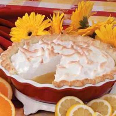 torta de merengue cítrica