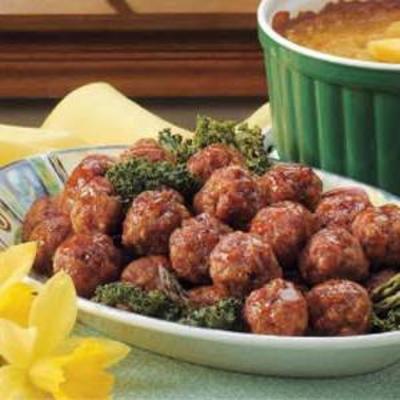 bolas de presunto envidraçado