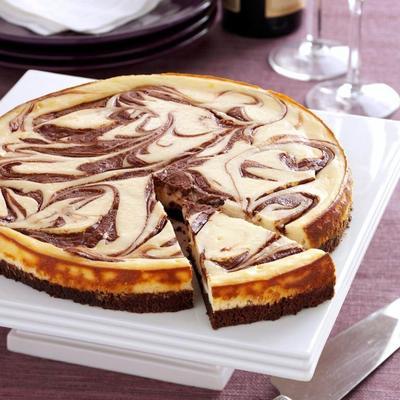 cheesecake de redemoinho brownie