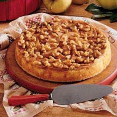 cheesecake de strudel de maçã