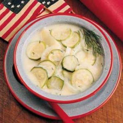 sopa de abobrinha / batata