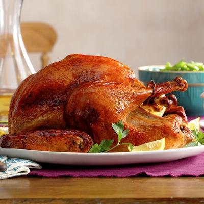 peru marinado de ação de graças