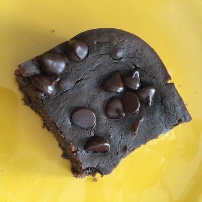 brownies de feijão preto sem açúcar