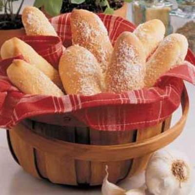 palitos de pão italiano macios