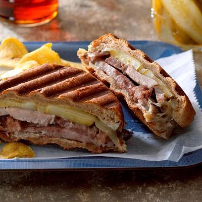 estilo cubano de porco assado