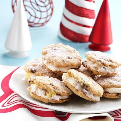 biscoitos de bolo de cenoura fita azul