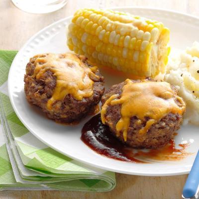 bolo de carne de queijo minis