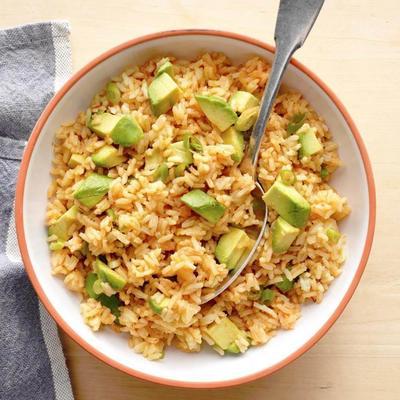 arroz de abacate cominho