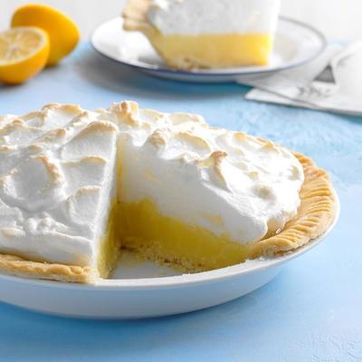 torta de merengue de limão clássico