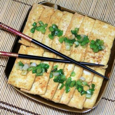 tofu frito simples