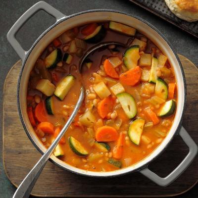 sopa de feijão branco italiano saudável