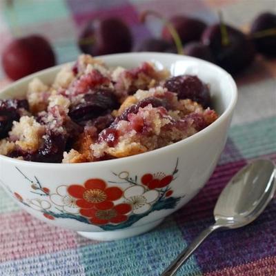 torta de cereja ou frutas