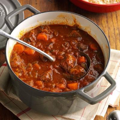 guisado de carne estilo jamaicano
