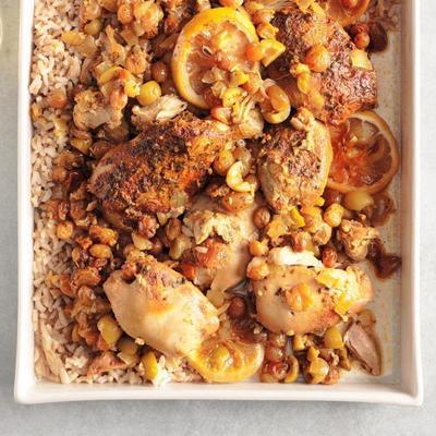 frango e arroz marroquino