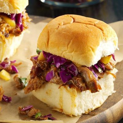 caribbean chipotle pork sliders