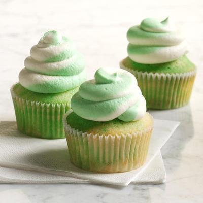 cupcakes de creme de menta