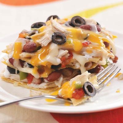 lasanha de frango mexicano