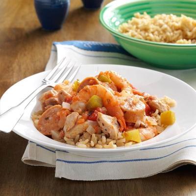 pote de barro jambalaya