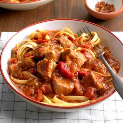 guisado de carne de porco toscana