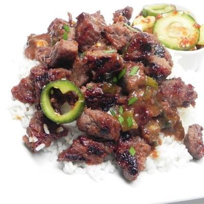 o melhor bulgoki - carne de vaca de churrasco coreana