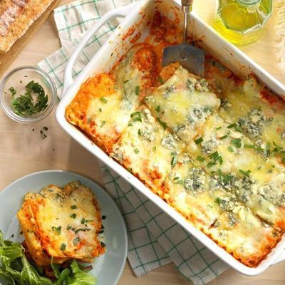 lasanha de galinha de búfalo 