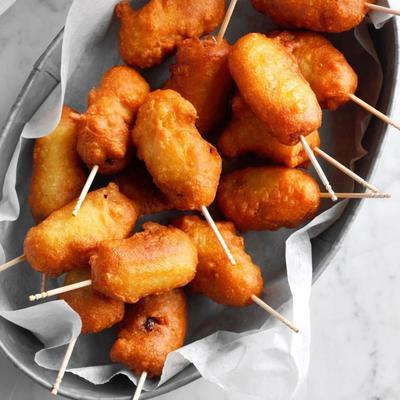 mini cães de milho dos smokies