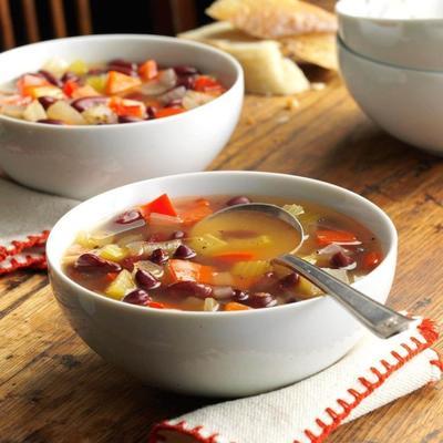 sopa de feijão vermelho