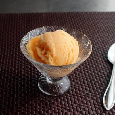 sorvete de pimenta de cantaloupe