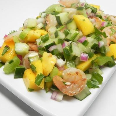 salada de verão camarão ilha topsail