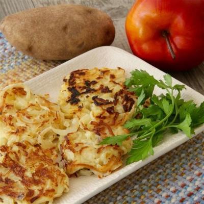 latkes de batata-maçã