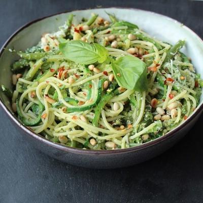espaguete de bondade verde