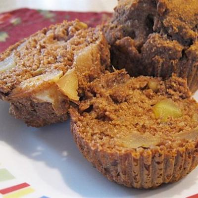 muffins vegan de noz (sem glúten)