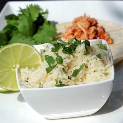 arroz cilantro de lima fácil