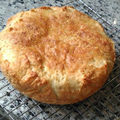 pão camponês sem farinha de aveia