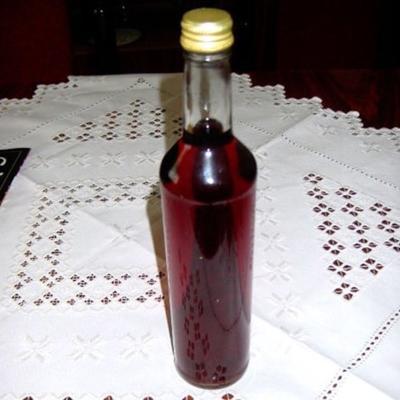 sliwkowka czyli nalewka ze sliwek (licor de ameixa roxa polida)