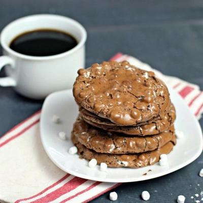 bolinhos de cacau quentes flourless