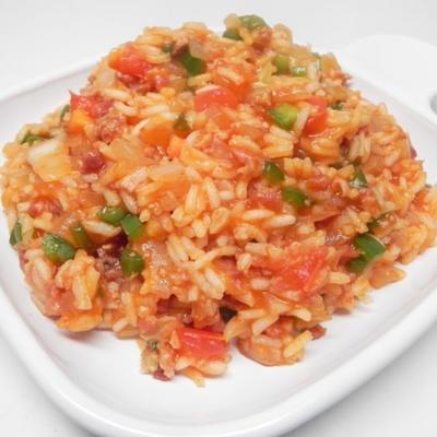 arroz espanhol (microondas)