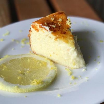 cheesecake de ricota e limão