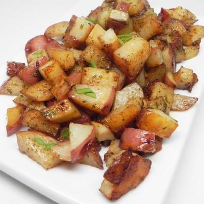 batatas vermelhas pan-roasted