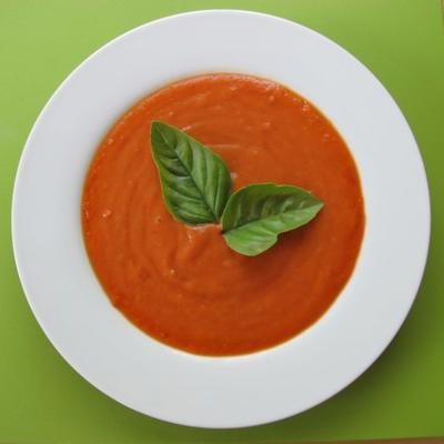 sopa de tomate vegan