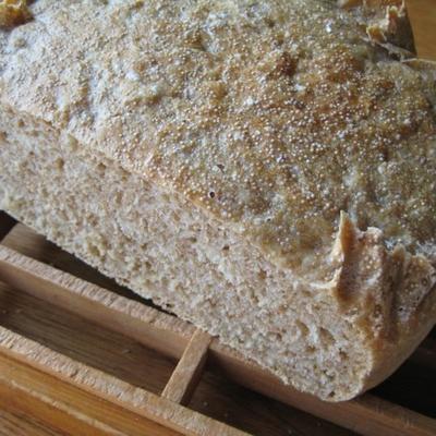 pão artesanal sem amassar com amaranto