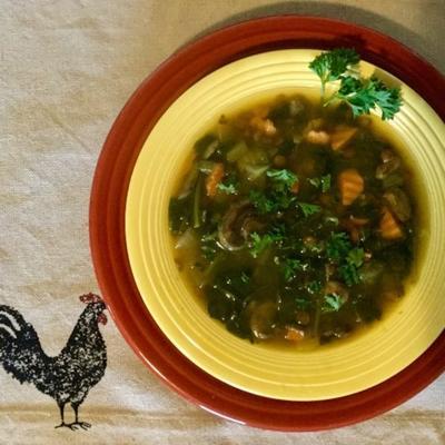 sopa de lentilhas